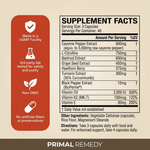 PrimalRemedy Flow Complex - Cayenne Pepper Softgels