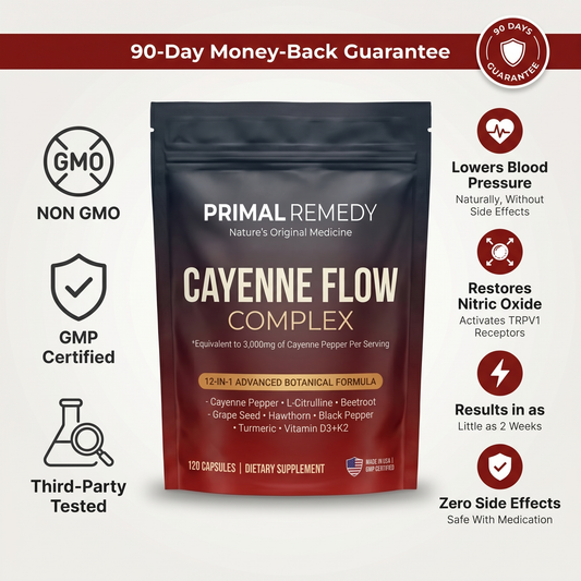 PrimalRemedy Flow Complex - Cayenne Pepper Softgels